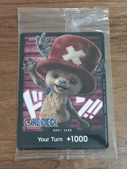 Bandai One Piece Netflix Don!! Promo Card Tony Tony Chopper SEALED - Image 1