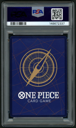 2025 ONE PIECE GEAR TWO ALTERNATE ART OP11-A FIST OF DIVINE SPEED #080 PSA 10 - Image 2