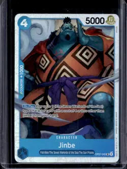 2024 One Piece 500 Years in the Future Jinbe Super Rare #OP07-045 - Image 1
