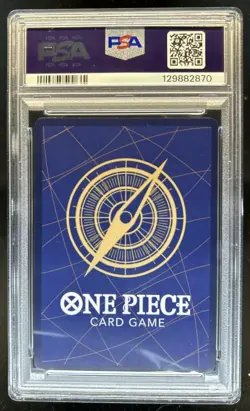 2025 One Piece Legacy of the Master Dracule Mihawk Alt Art #OP12-030 PSA 10 - Image 2