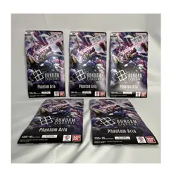 Bandai Namco Gundam Card Game Phantom Aria Card Lot - 12 Cards English 5 packs - Image 1