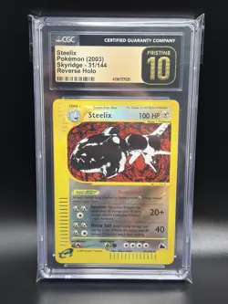 2003 STEELIX #31 Pokemon Card Skyridge Reverse Holo CGC 10 PRISTINE *POP 4* - Image 1