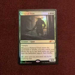 Primeval Titan Secret Lair Drop Foil 494 NM+ Unplayed MTG Magic Card - Image 1