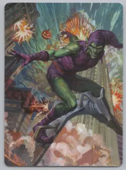 MTG - Spider-Man - Green Goblin Art Card #26 -r476 - Image 1