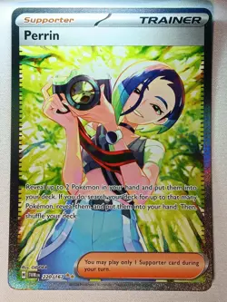 Pokemon TCG Trainer Perrin Special Illustration Card Twilight Masquerade 220/167 - Image 1