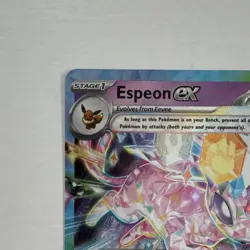 Pokemon Espeon ex 034/131 Sv: Prismatic Evolutions 270 HP Double Rare Holo Card - Image 2
