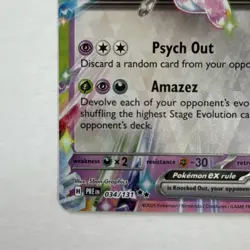 Pokemon Espeon ex 034/131 Sv: Prismatic Evolutions 270 HP Double Rare Holo Card - Image 4