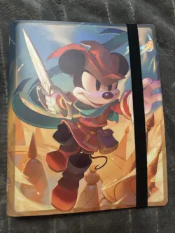 Mickey Mouse Brave Little Tailor Binder Disney Lorcana TCG Holds 80 Cards - Image 1