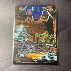 MTG Trouble in Pairs Borderless Non-foil M 0003 Teenage Mutant Ninja Turtles NM - Image 1
