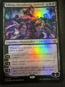 Mythic Foundations Liliana Dreadhorde General 176 Foil MTG Magic The Gathering - Image 1