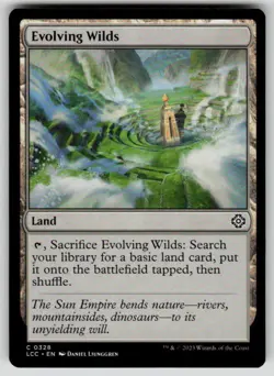 Evolving Wilds Common Commander: The Lost Caverns of Ixalan 328 MTG Near Mint - Image 1