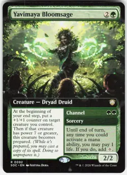 Yavimaya Bloomsage - Extended Art - Secrets of Strixhaven - MtG - NM - Image 1