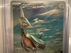 Pokemon TCG Skarmory 209/191 Surging Sparks Illustration - Image 3
