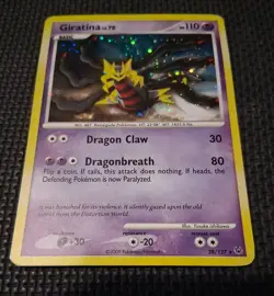 Pokemon Giratina LV. 70 Holo Rare 28/127 Platinum LP - Image 1