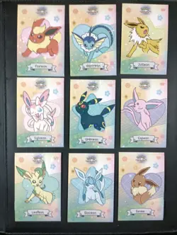 Pokemon Let's Go Eevee Database Peru Baby Set Eeveelutions Full Set STAR HOLO - Image 1