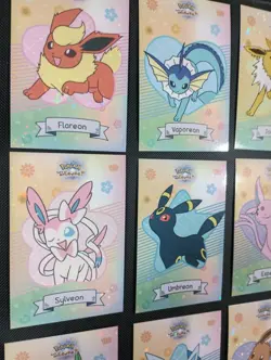 Pokemon Let's Go Eevee Database Peru Baby Set Eeveelutions Full Set STAR HOLO - Image 2