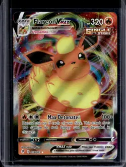 2021 Pokemon SWSH Evolving Skies Flareon VM #018/203 - Image 1