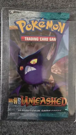 Pokemon Heart Gold Soul Silver Unleashed Booster Pack Crobat Art (Unweighed) 820650105326 - Image 1