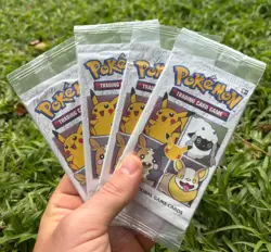4X - Pokemon TCG General Mills 25th Anniversary 3-card Booster Pack - Sealed - Image 1