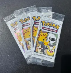 4X - Pokemon TCG General Mills 25th Anniversary 3-card Booster Pack - Sealed - Image 2