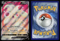 Alcremie V 064/072 Full Art Ultra Rare Shining Fates Pokemon NM - Image 3