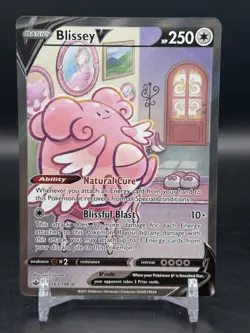 Blissey V Alternate Full Art 183/198 Chilling Reign Pokemon English NM - Image 1