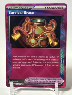 Survival Brace 164/167 ACE SPEC Rare Twilight Masquerade Pokemon TCG - Image 1
