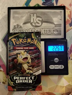 VERY HEAVY! 🔥22.57g Pokemon TCG Perfect Order Booster Pack Factory Sealed ✅ - Image 1