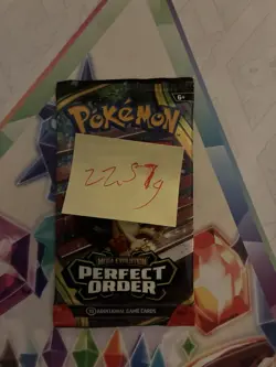 VERY HEAVY! 🔥22.57g Pokemon TCG Perfect Order Booster Pack Factory Sealed ✅ - Image 2