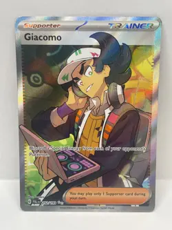 Pokemon TCG Paldea Evolved Giacomo Ultra Rare 252/193 - Image 1