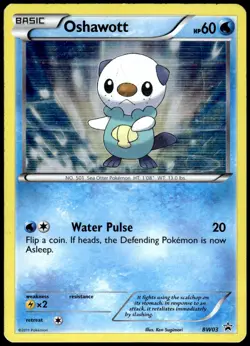 Oshawott - BW03 BW03 Holo Promo Black And White Promo Pokemon Holo MP - Image 1