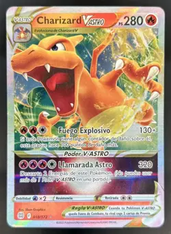 2022 Pokemon SWSH Brilliant Stars Charizard VST #018/172 - Image 1