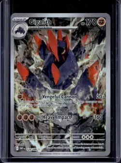 2025 Pokemon White Flare Gigalith Illustration Rare #129/086 - Image 1