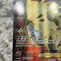 The Pokemon Company Pokemon TCG Tyranitar EX 91/98 XY Ultra Rare Full Art - Image 4