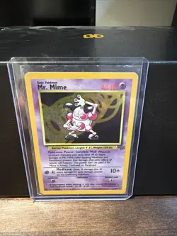 Pokemon TCG Mr. Mime Jungle 6/64 Holo Unlimited Holo Rare - Image 1
