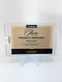 NICK KURTZ 2025 Panini Three and Two Prospect Swatches #PS-NK Patch /32 - Image 2