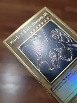 LP Red-Eyes Black Dragon MAGO-EN003 1st Edition MAXIMUM GOLD RARE Yu-Gi-Oh! - Image 3