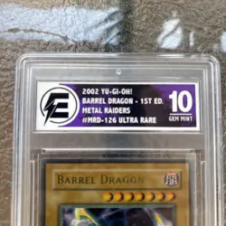 2002 Yu-Gi-Oh Barrel Dragon MRD-126 1st Edition ES 10 GEM (Please Ready) - Image 5