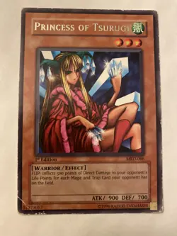 Yugioh Princess of Tsurugi - MRD-086 1st Edition Silver Rare - Played Condition - Image 1