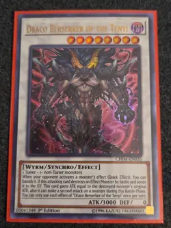 Draco Berserker of the Tenyi-Ultra Rare - 1st Edition - CHIM-EN035 - Chaos Im... - Image 1