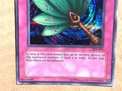 yugioh Goblin Fan TFK-003 Prismatic Secret Rare Moderately Played - Image 4