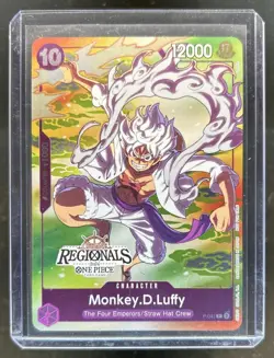 2024 One Piece Offline Regionals Pack V2 Monkey D Luffy #P-041 - Image 1