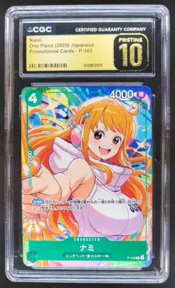 2025 ONE PIECE JP NAMI PROMO P-102 CGC 10 PRISTINE PT - Image 1
