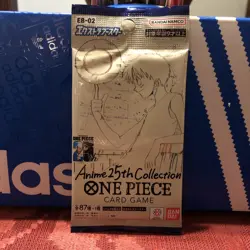 One Piece EB-02 Anime 25th Collection Booster Pack Japanese New Sealed - Image 1