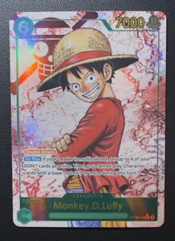 Monkey D Luffy OP13-118 SEC Alt Art One Piece Carrying On His Will English - Image 1