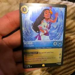 Moana - Curious Explorer 155/204 Winterspell Legendary Disney Lorcana TCG - Image 1