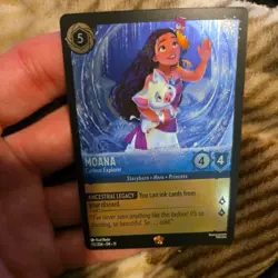 Moana - Curious Explorer 155/204 Winterspell Legendary Disney Lorcana TCG - Image 2