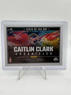 CAITLIN CLARK STATE of THE ART Silver Holo 2025 PANINI CHRONICLED - WNBA #90 - Image 2