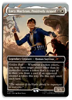 Lucy Maclean, Positively Armed - NM - SLD Secret Lair #2447 - MTG Magic - Image 1
