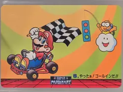 Super Mario Kart Nintendo #8 Japanese Vintage Non-Sport Trading Card Collectible - Image 1